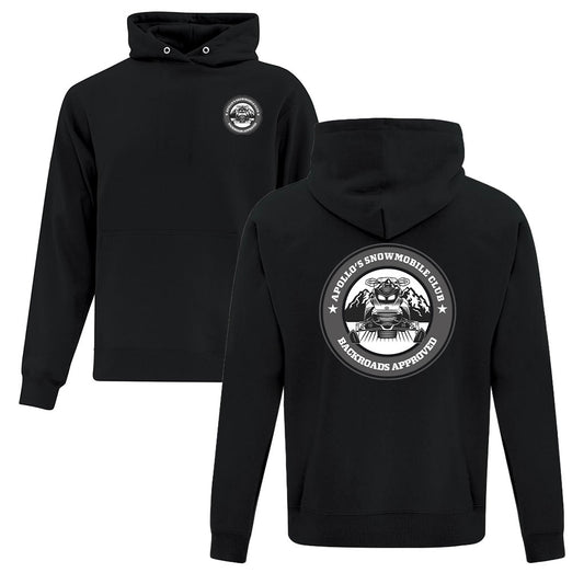 Sudadera con capucha y escudo del club de motos de nieve