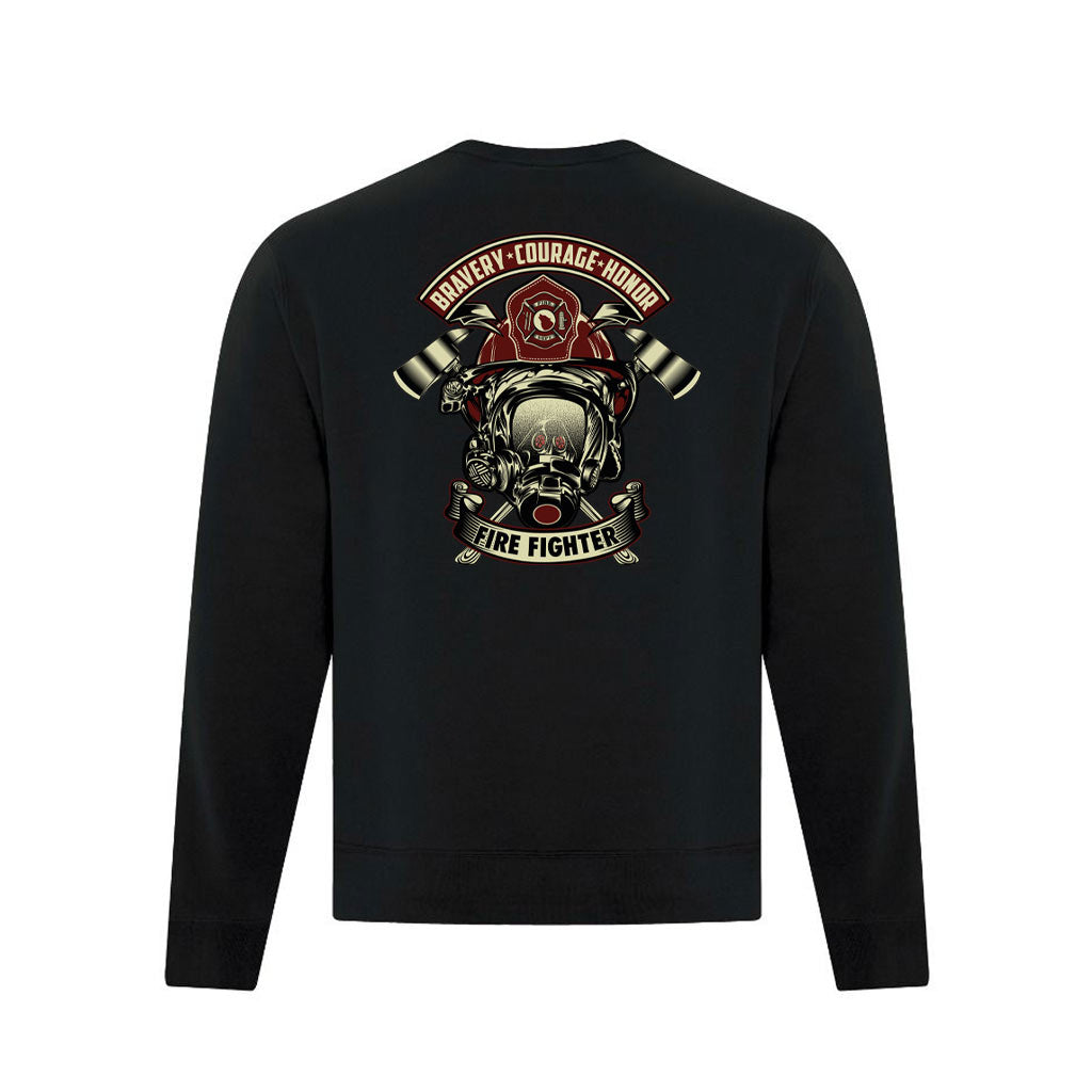 Bravery, Courage, Honor - Firefighter Crewneck Sweater