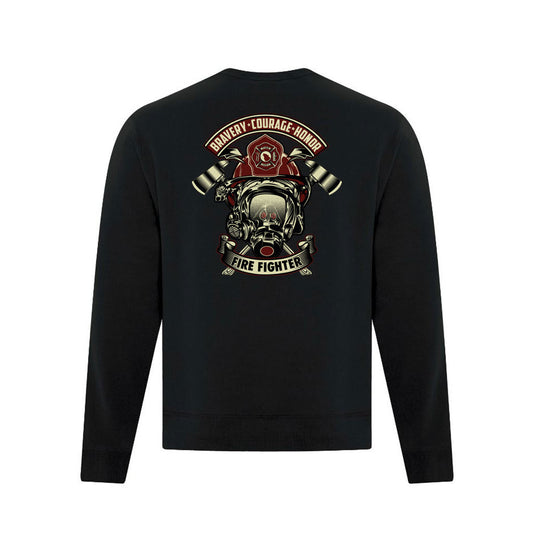 Bravery, Courage, Honor - Firefighter Crewneck Sweater