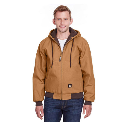 Heritage Duck Hooded Active Jacket - Brown Duck