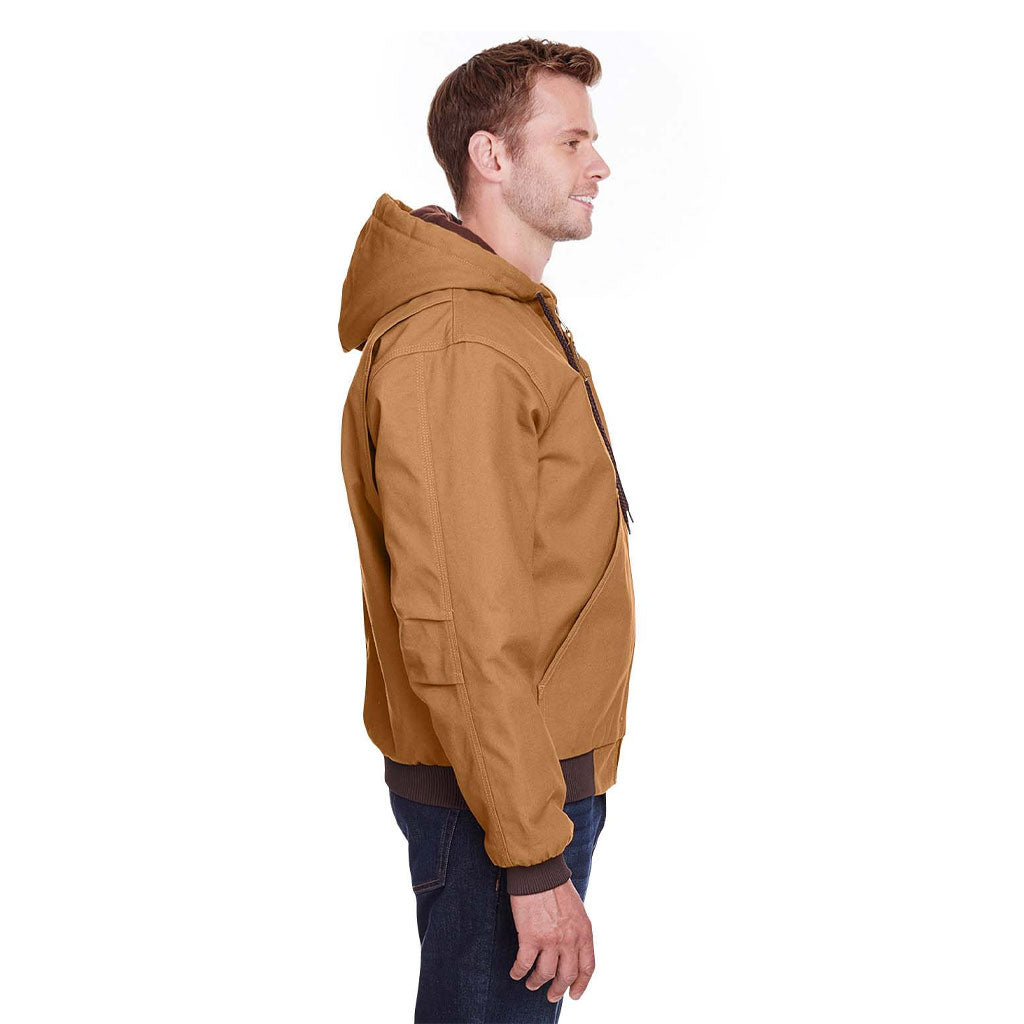 Heritage Duck Hooded Active Jacket - Brown Duck