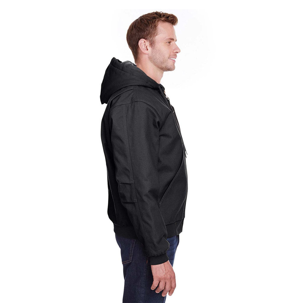 Heritage Duck Hooded Active Jacket - Black