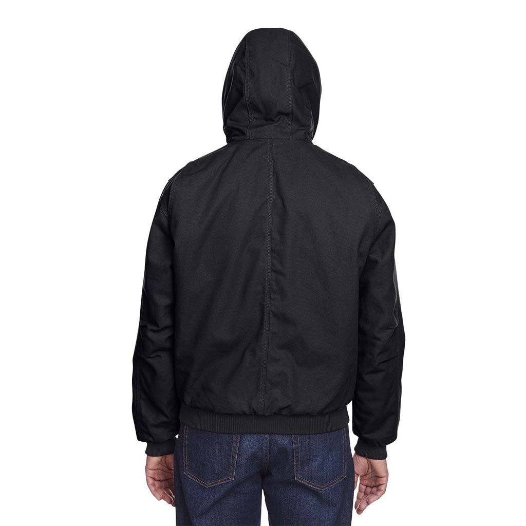 Heritage Duck Hooded Active Jacket - Black