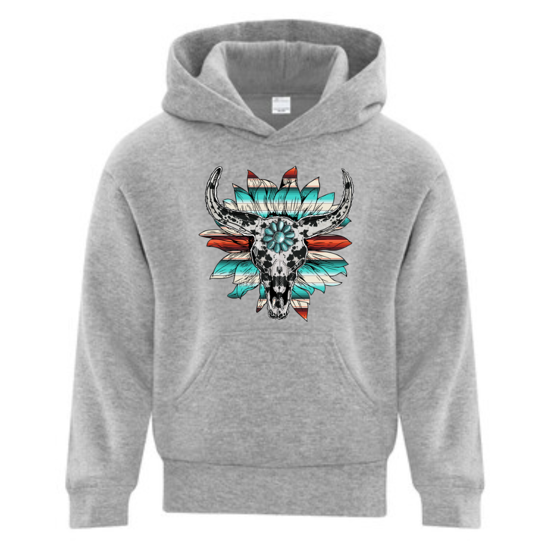 Boho Skull - Youth Hoodie