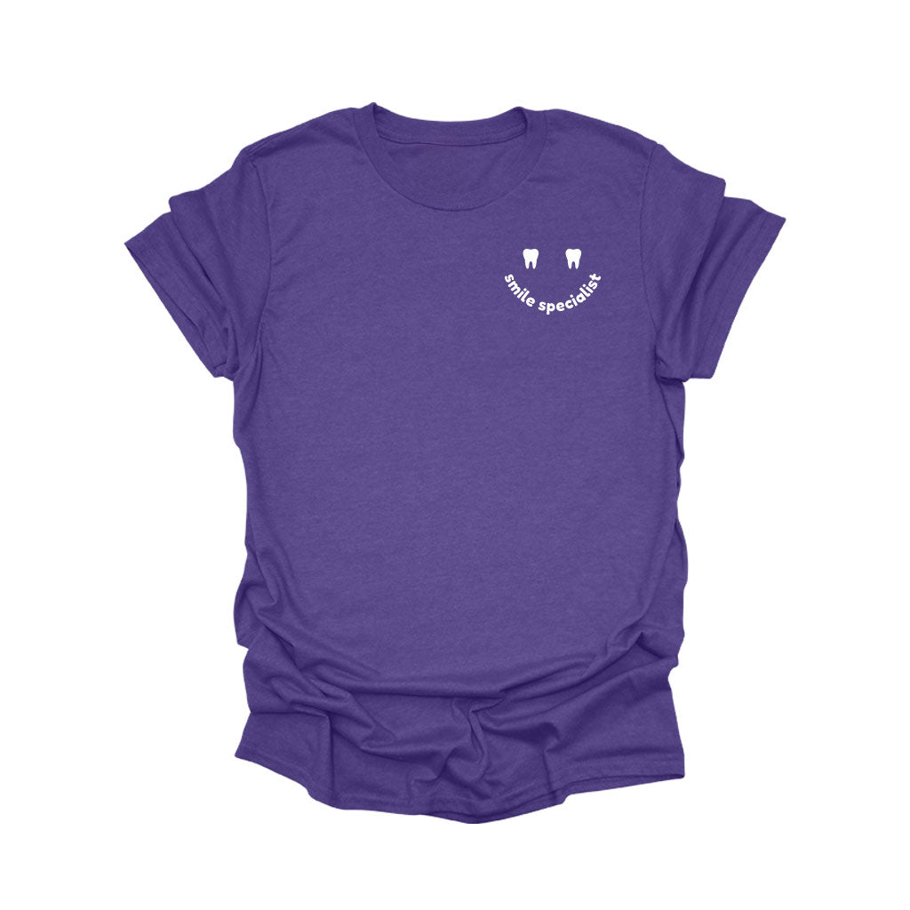 Smile Specialist - Heather Purple T-Shirt [NC Dental Hygiene Week]