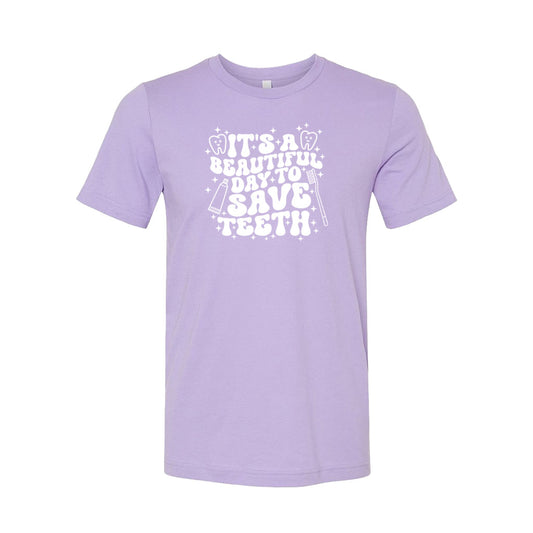 A Beautiful Day - Lavender T-Shirt [NC Dental Hygiene Week]